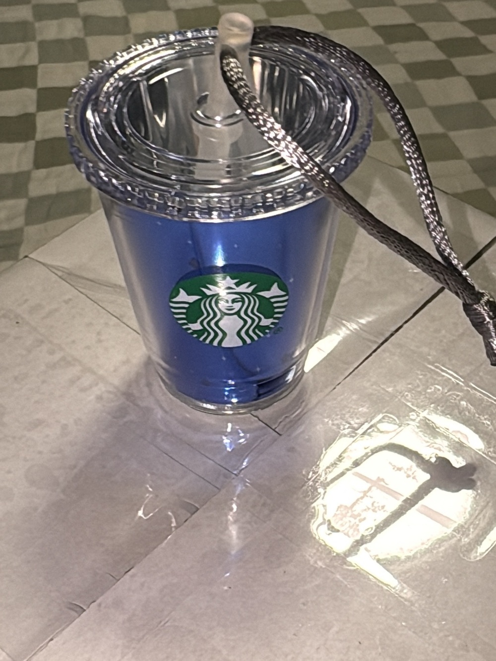 Disney Parks Disneyland 60th Diamond Celebration Starbucks cup ornament